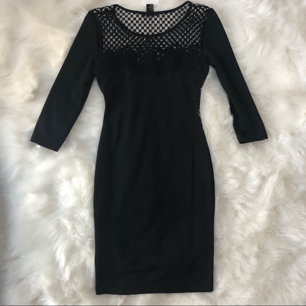 H&M Black Bodycon Dress - Picture 2 of 4
